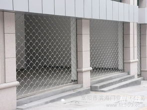 長寧區豪華直條水晶門 電動網狀卷簾門 型材門制作安